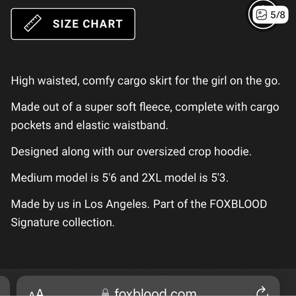 Foxblood | Cargo Maxi Skirt - Picture 9 of 11